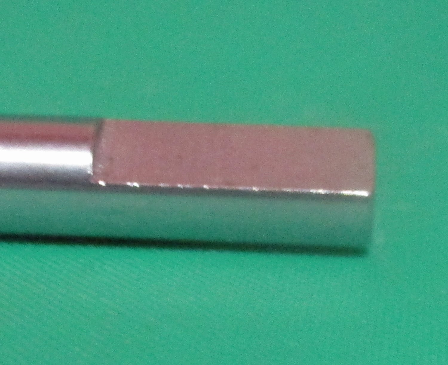 Shaft for Impeller w/Washer 9 close up