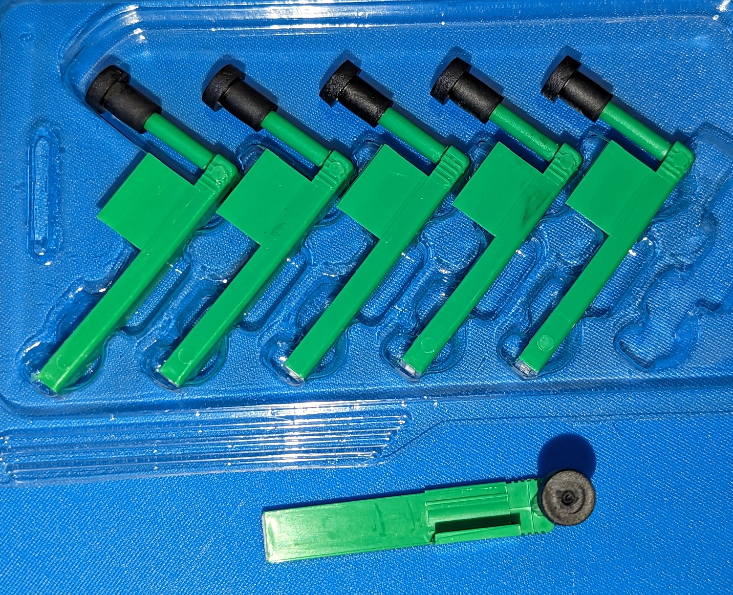 Pen, Chart Recorder Green .83 Pkg/6 4 close up