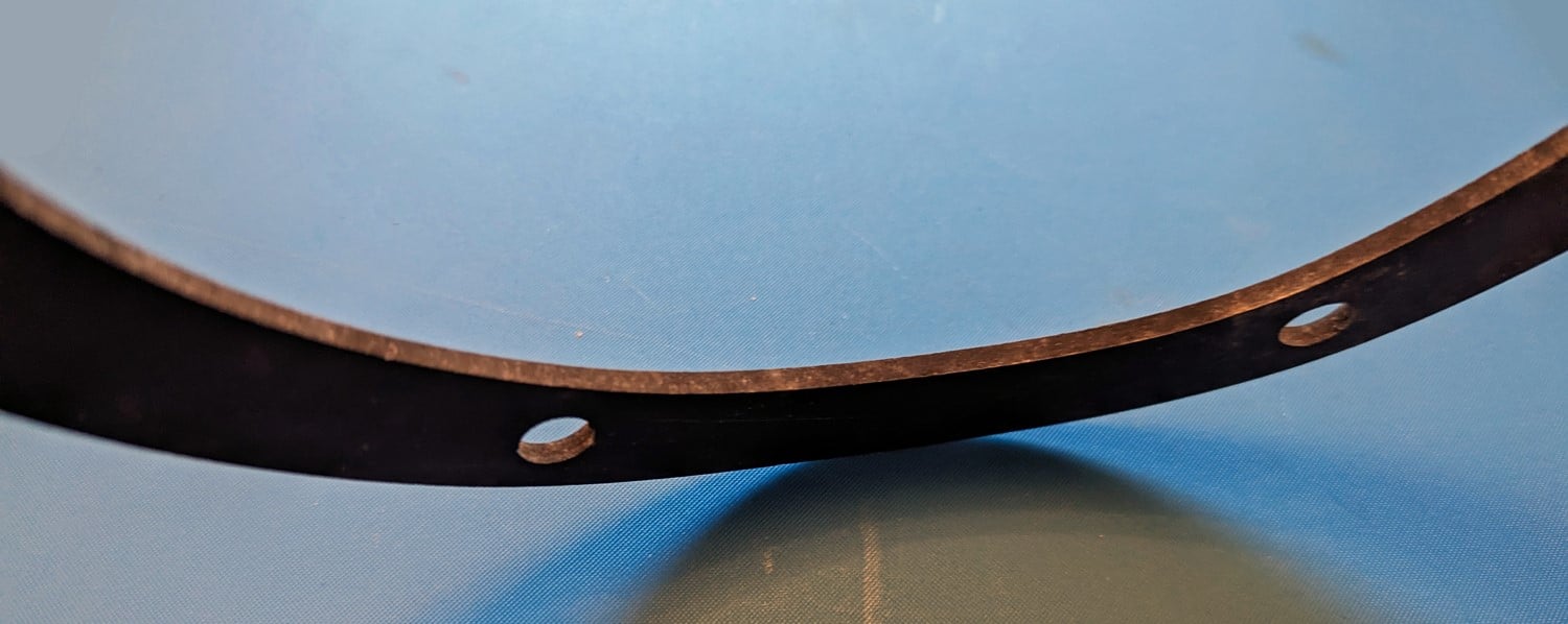 Gasket, Neoprene Rubber, 8" OD 5 close up