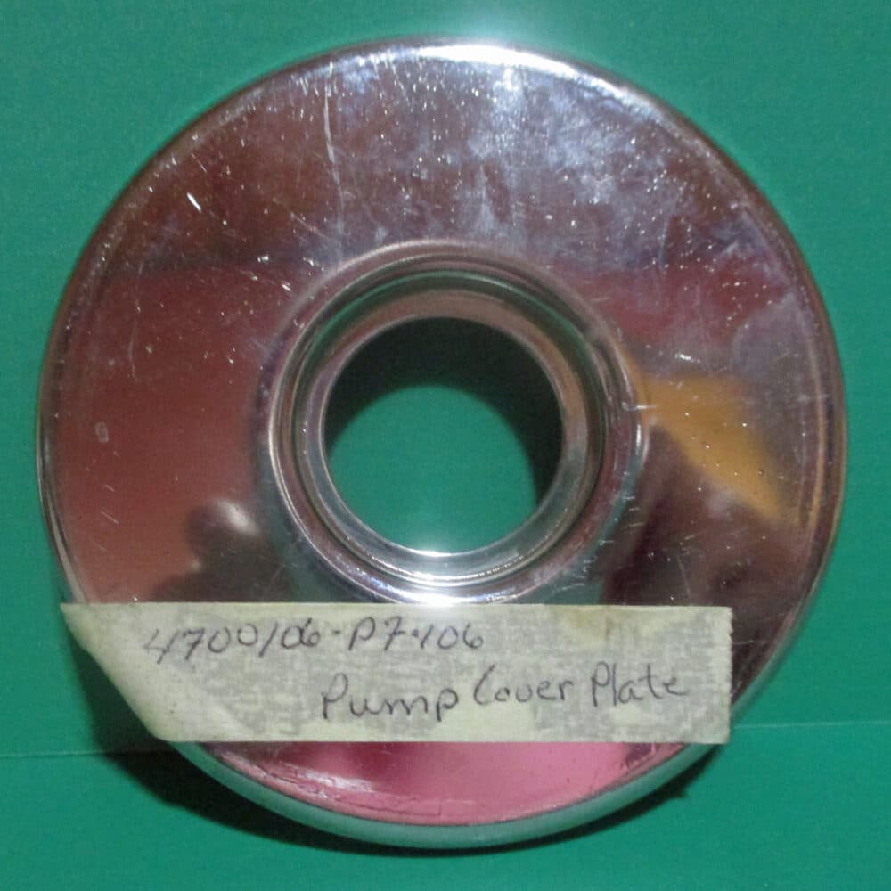 Plate for P7106 Pump Cover 4 7/16"OD main photo