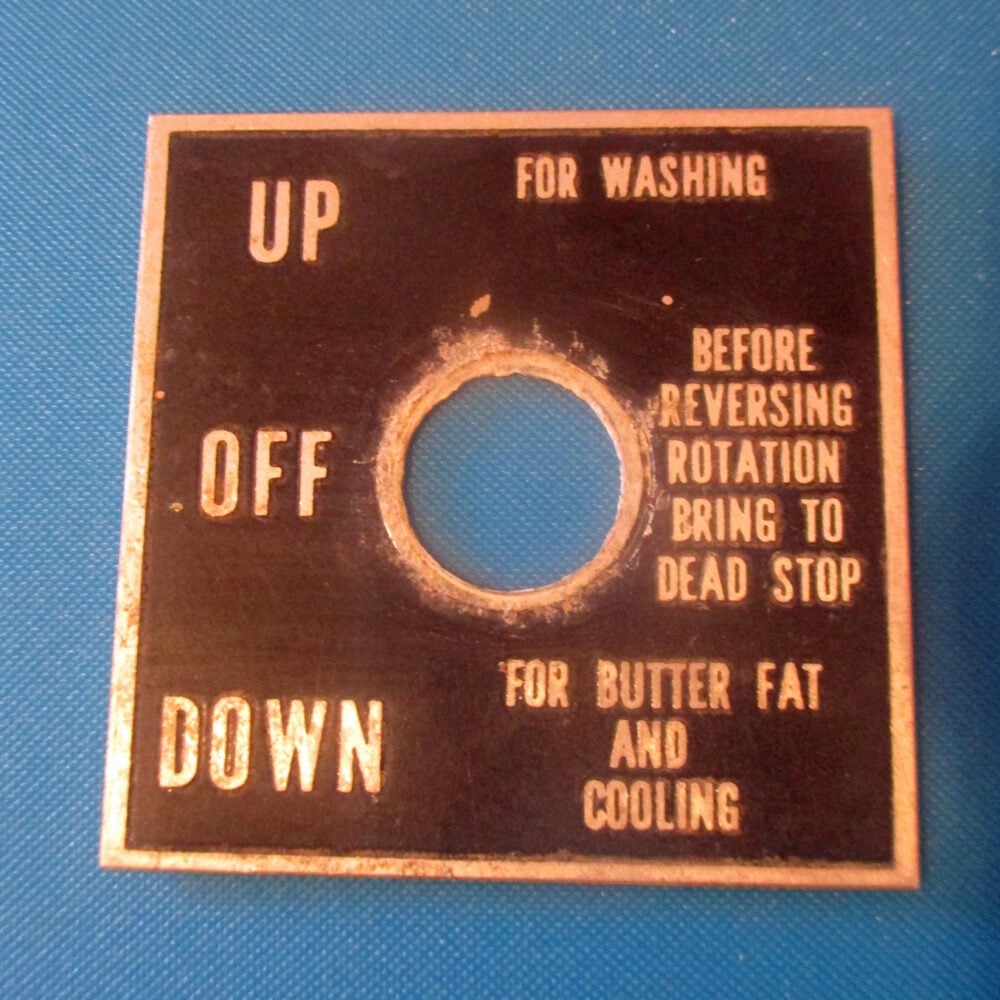 plate for reversing switch main photo