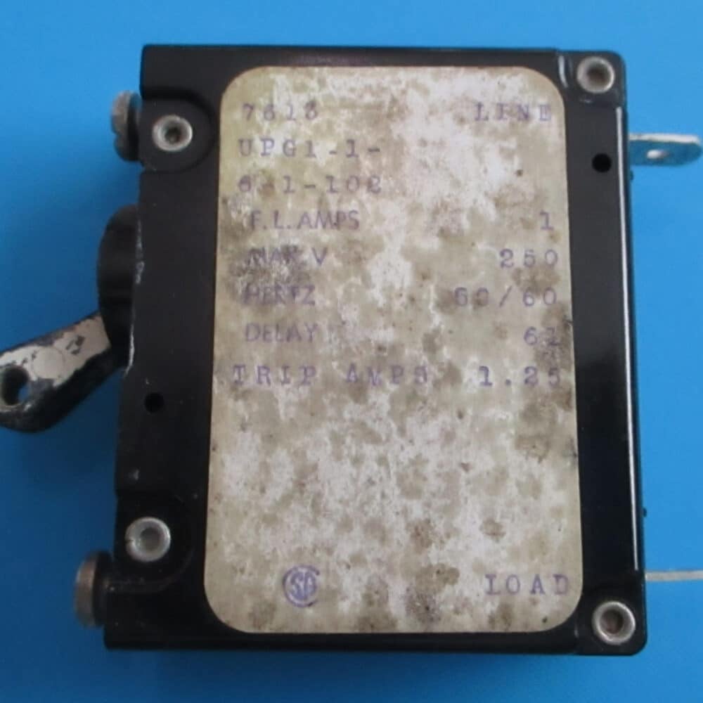 Switch, Airpax Circuit Protector, 250V