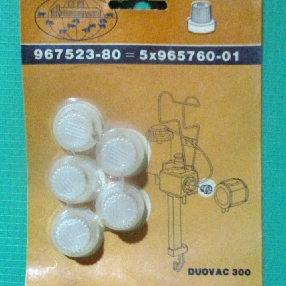 Filter Cap For Duovac 300, Pkg/5