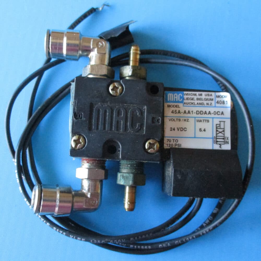 Shift Valve, MAC 45A-AA1-DDAA-OCA w/Air Connectors Main photo