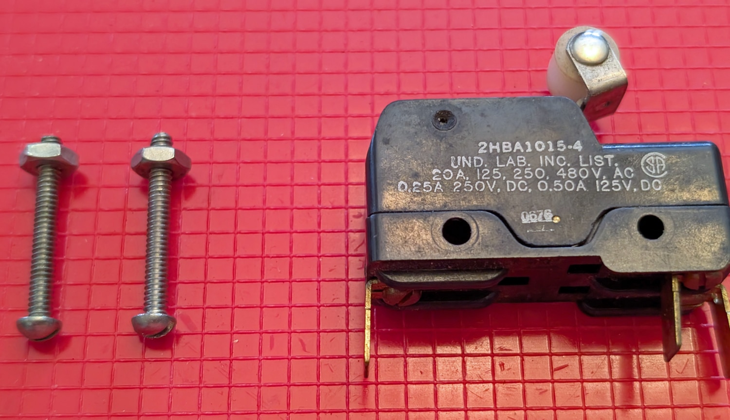 Roller Switch with Pulsation Control 4 Roller Switch with Pulsation Control