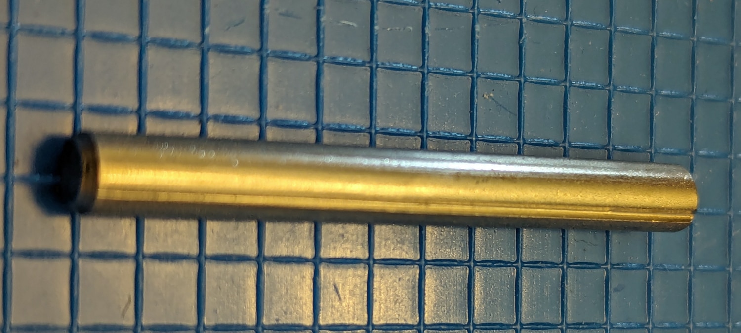 Sheer Pin, 1 3/4"L, 3/16"OD 5 close up