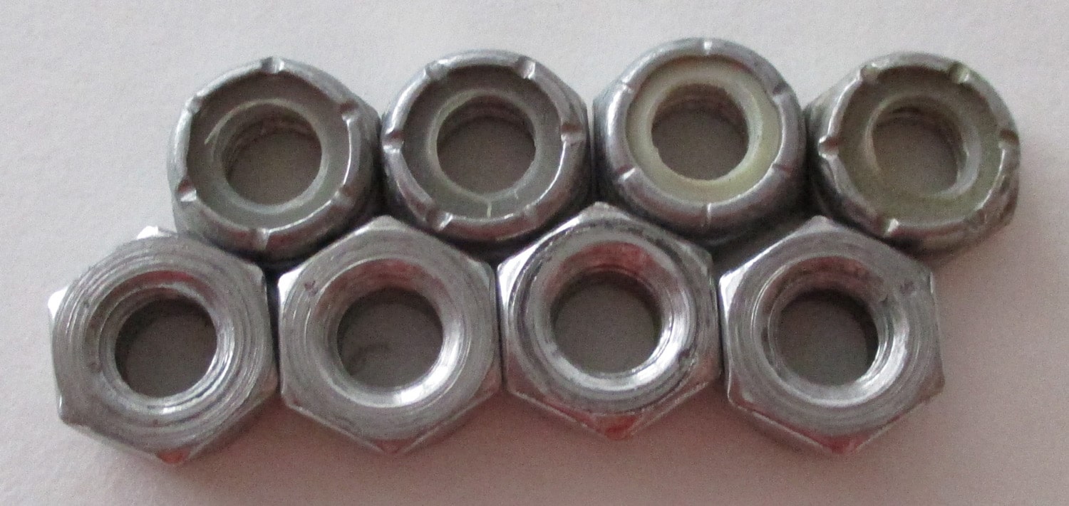 Nut, Hx, Mylar, 1/4-28 Thd Sz, Pkg/8