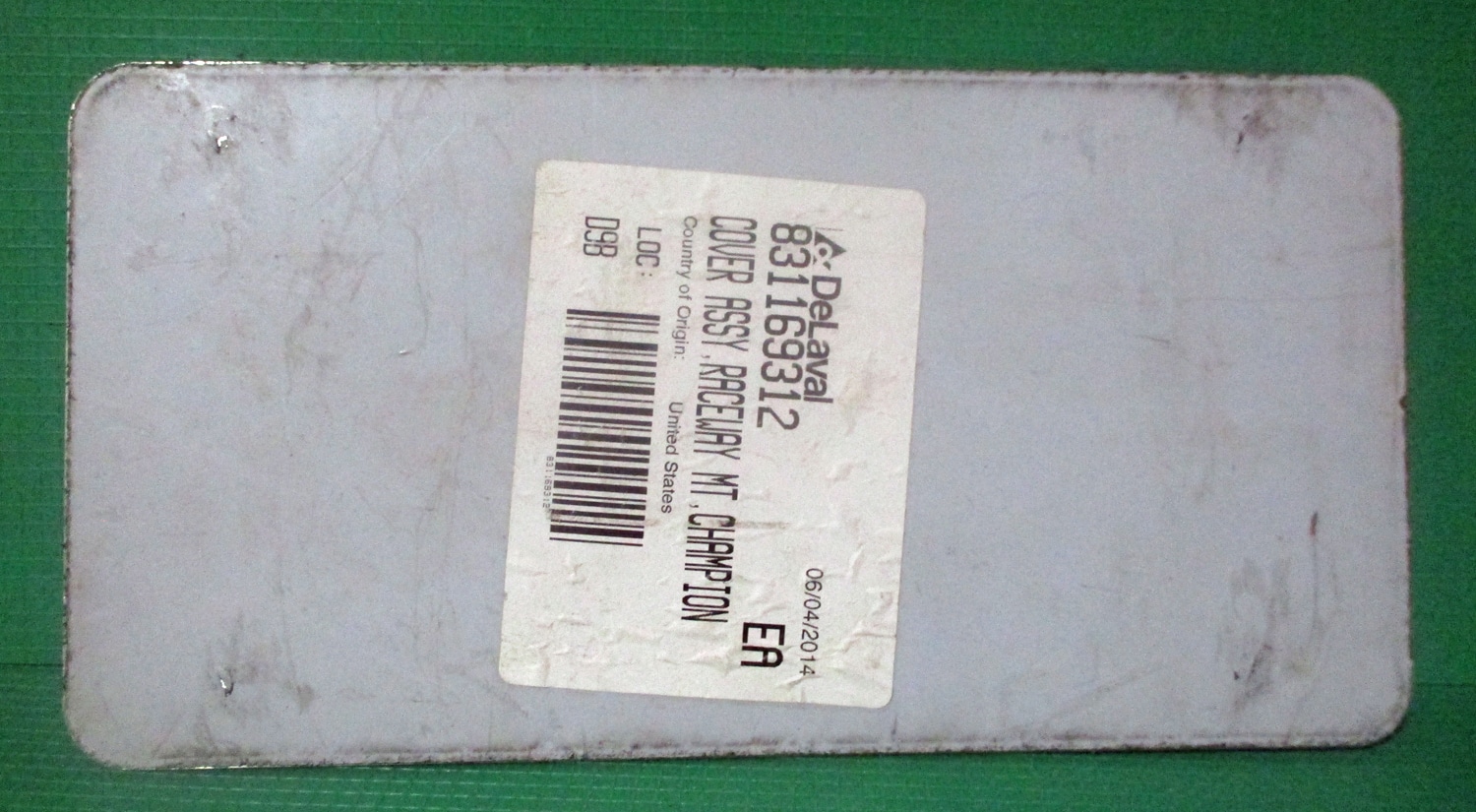 Cover ASM for Raceway MT w/out Hole