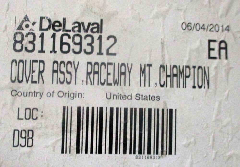 Cover Asm For Raceway Mt W/Out Hole
