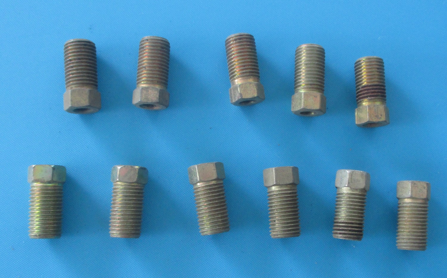 Fitting, 13/16" L Steel Compression 3/16" Tube, 1 pkg of 11 6 Fitting-pg-613-L2