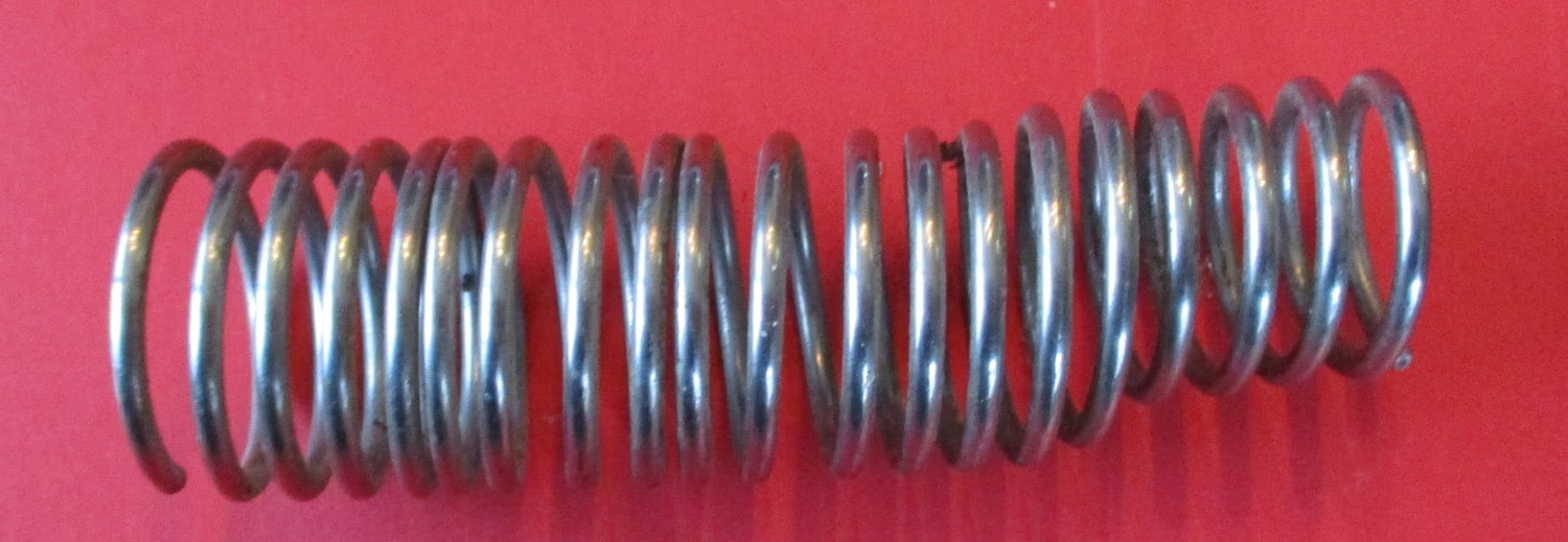 Spring, SS 5" L x 1 1/2" OD tapers to 1 1/4" OD 4 SS Spring 5" L