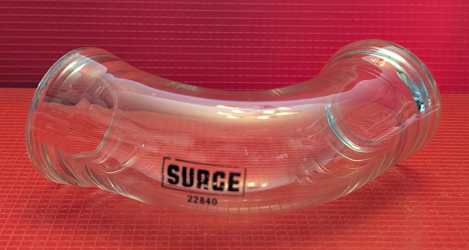 90° Glass Elbow, 1 1/2&Amp;Amp;Quot;