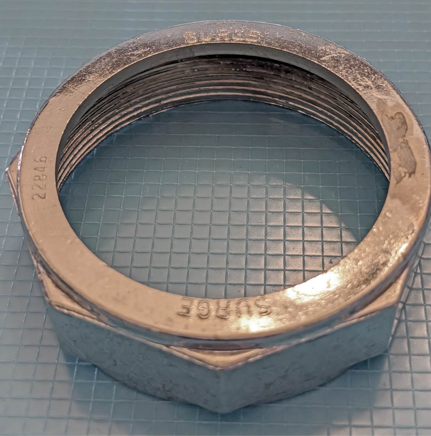Nut, Female Glass Coupling for 3" Pipe 4 Nut, Female Glass Coupling for 3" Pipe - Image 2