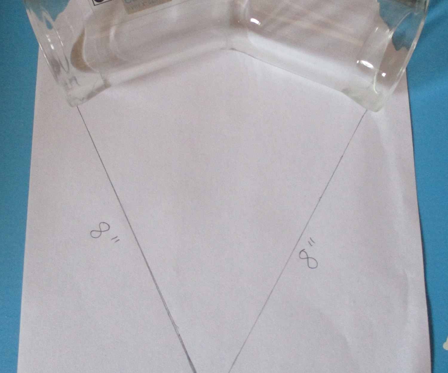 45° elbow, 2" glass