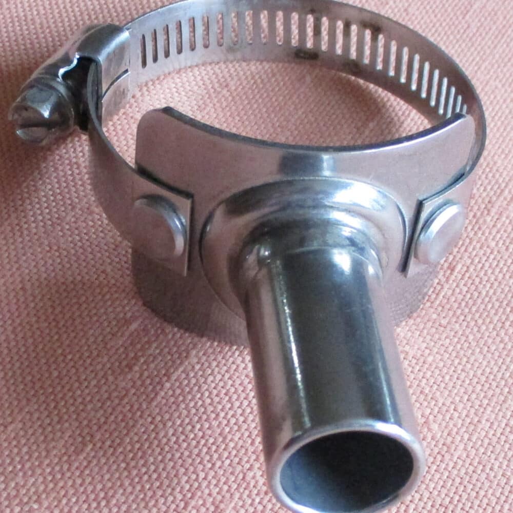 Nipple, 9/16&Quot; W/Clamp For 2&Quot; Pipe