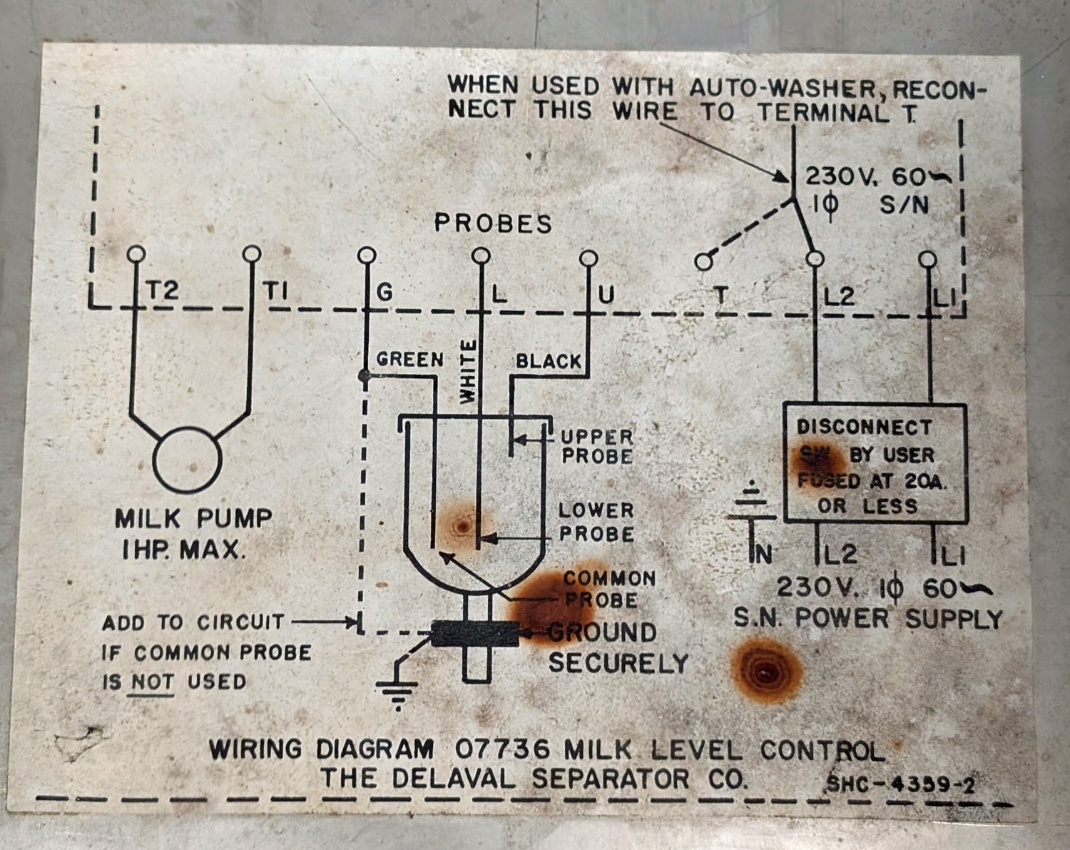 Delaval Liquid Level Control, Box Only