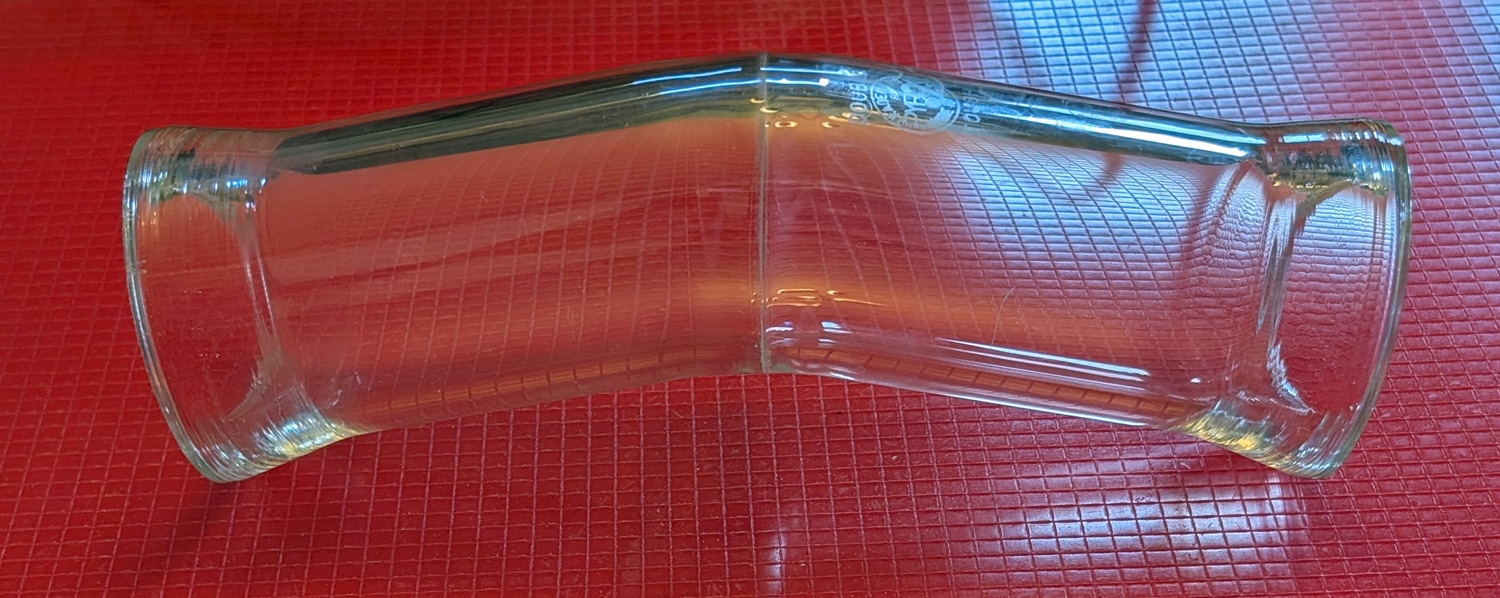 Pyrex 30° Bend, 7 1/4"L 4 Pyrex 30° Bend, 7 1/4"L