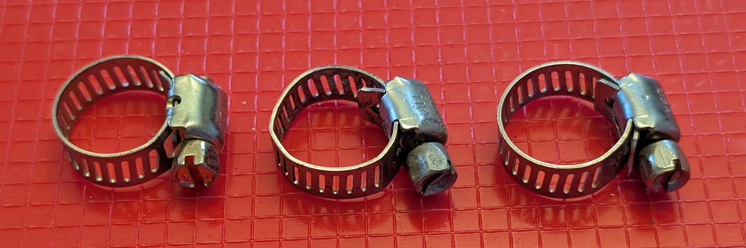 Hose Clamp, #4, Pkg/3 3 Hose Clamp, #4, Pkg/3