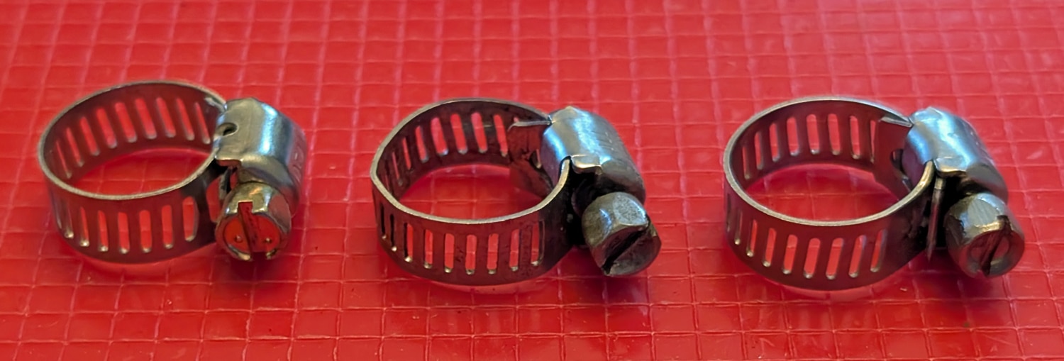 Hose Clamp, #4, Pkg/3 4 Hose Clamp, #4, Pkg/3