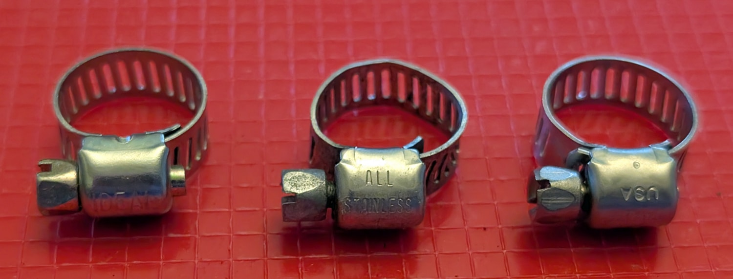 Hose Clamp, #4, Pkg/3 5 Hose Clamp, #4, Pkg/3