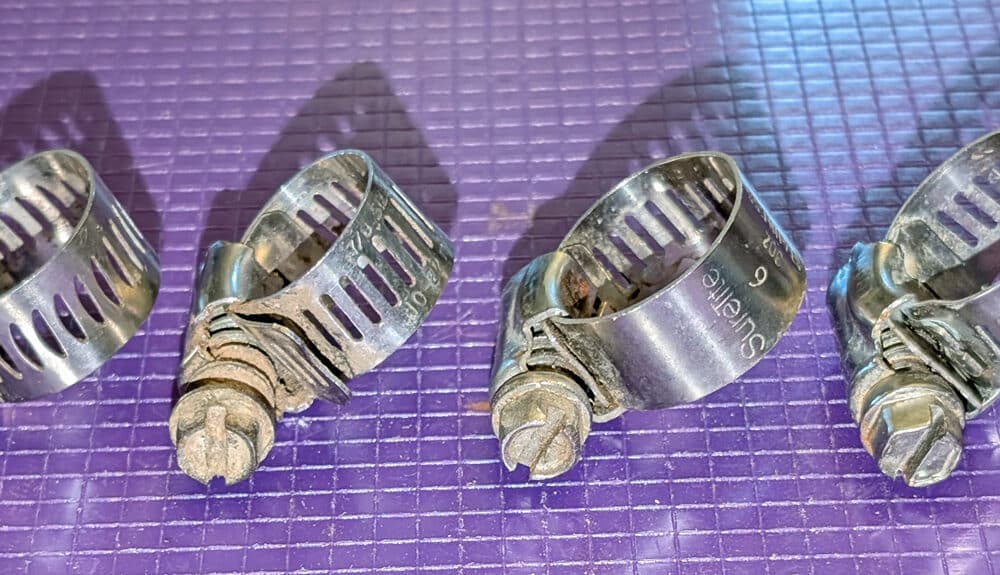 Hose Clamp, #06, Pkg/4