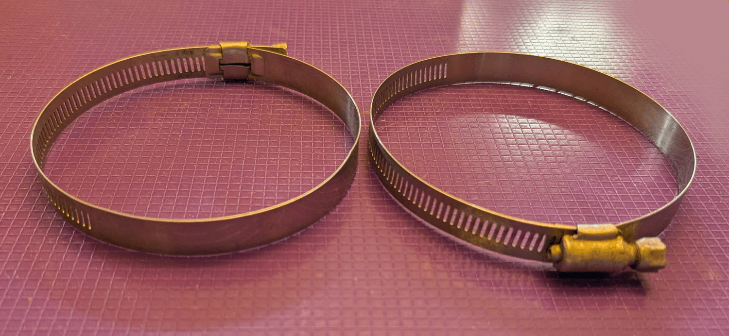 Hose Clamp, #64, Pkg/2