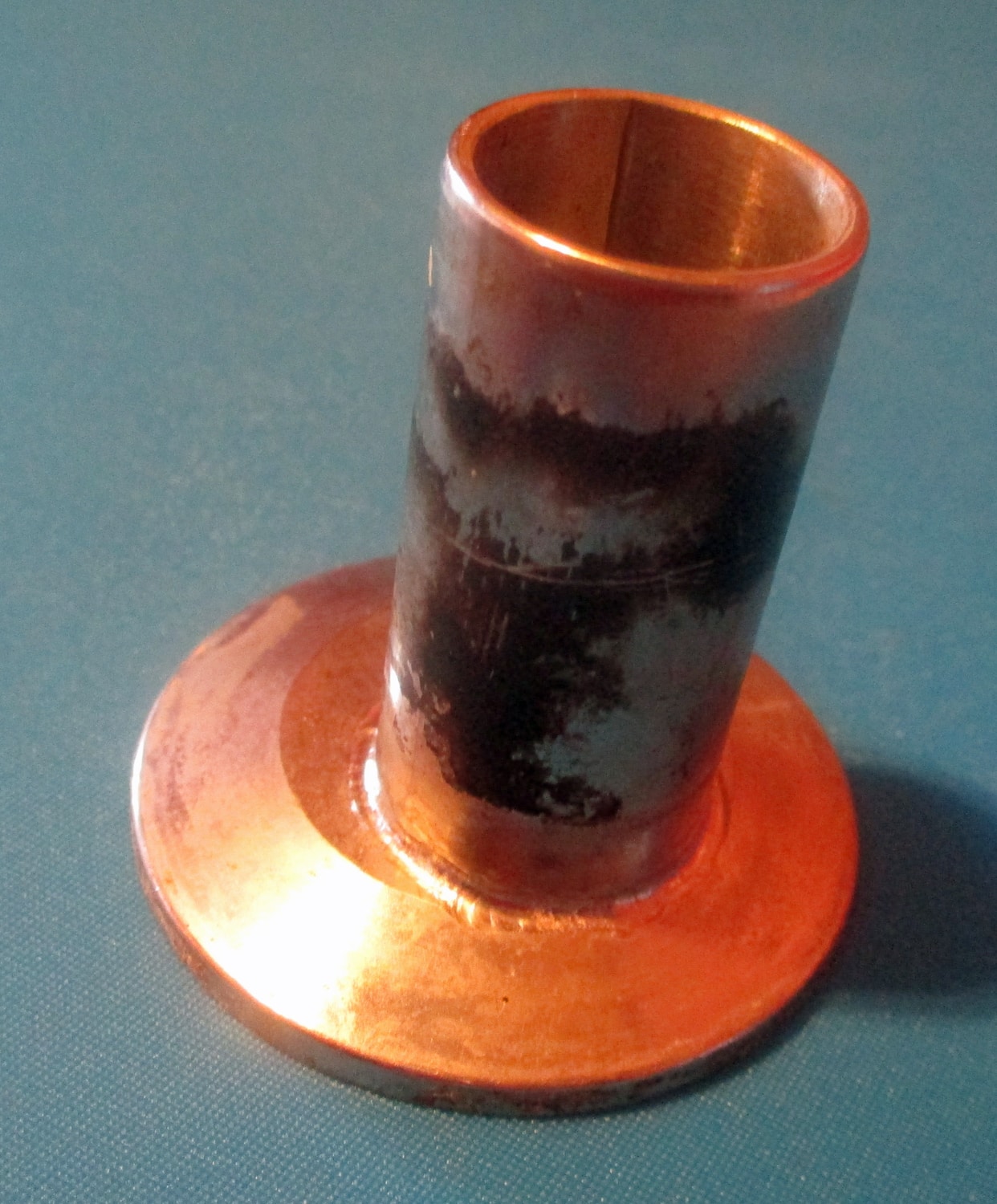 Nipple, Offset w/Tri-Clover Base 1 15/16"OD by 2"H o/all 3 offset nipple with Tri-Clover base 1 15/16" outer diameter by 2" high overall main photo