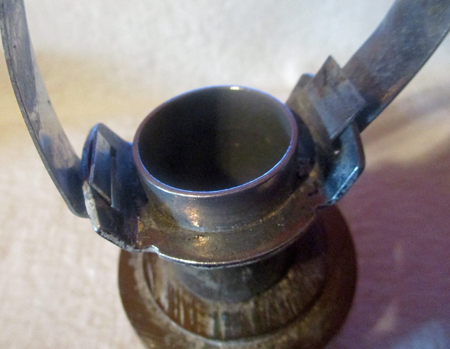 Nipple Strap-On w/#28 Clamp 5 3/8"L o/all 5 close up