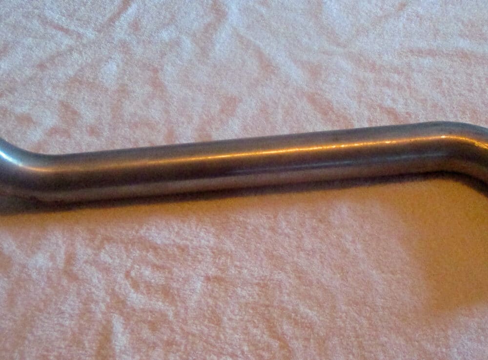 2" pipe with corner 90° drop pipe 23 1/4" long main photo