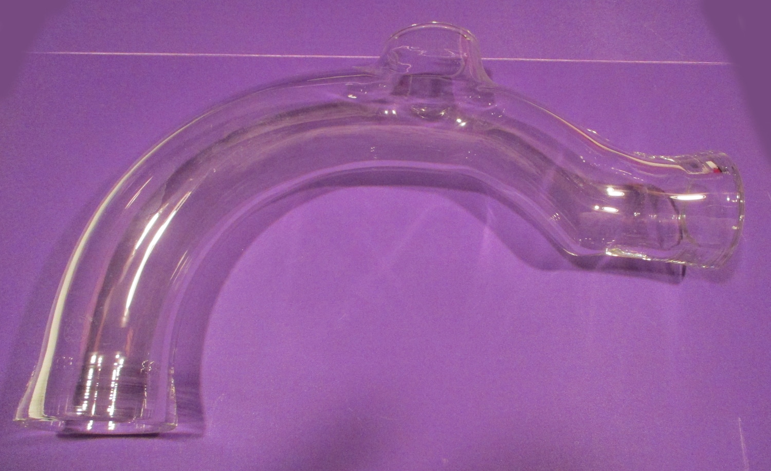 Sweep 1 1/2" Glass, w/Snub Top Hole, No Ferrule 4 Sweep 1 1/2", w/snub top hole, no ferrule