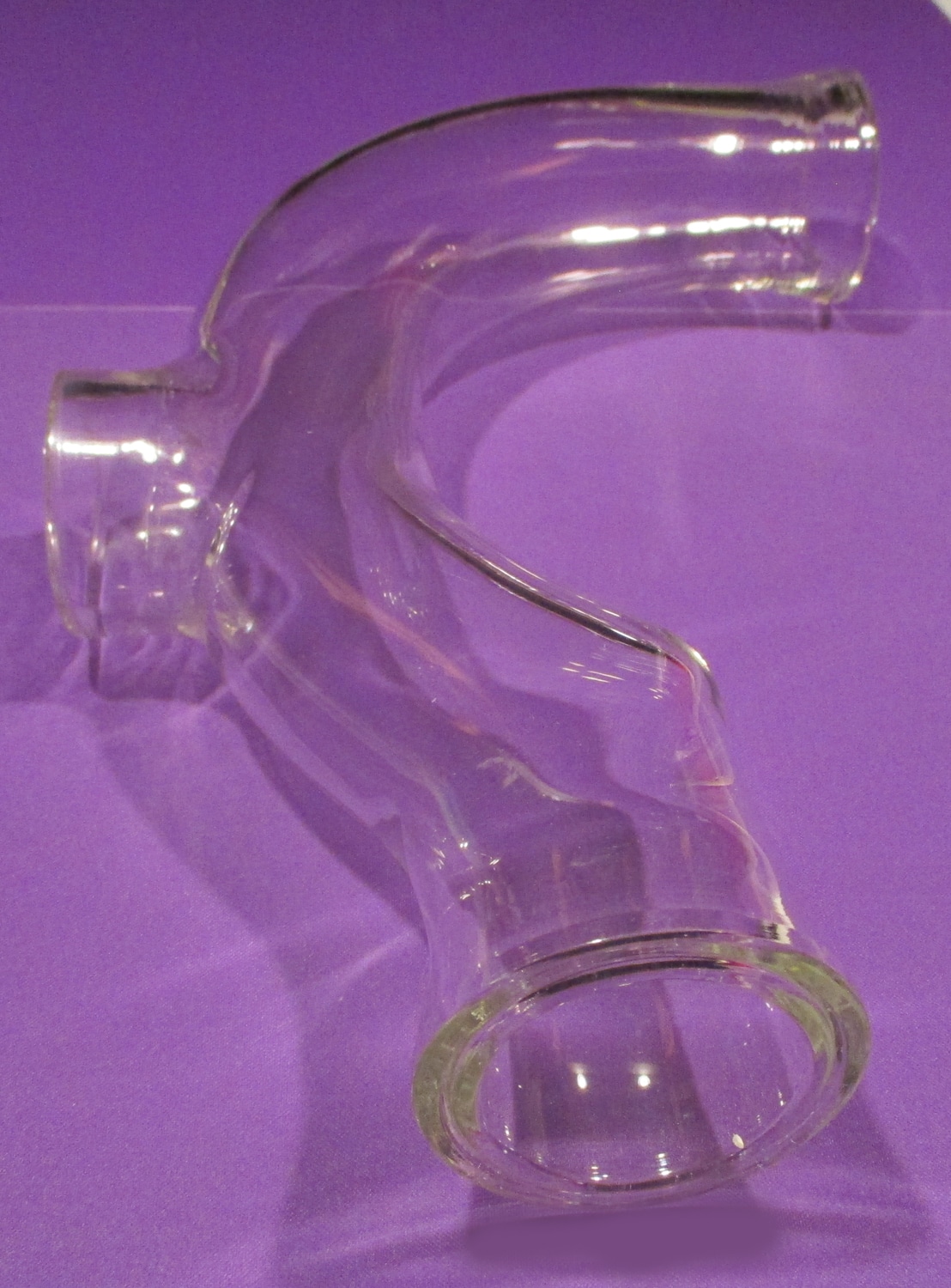 Sweep 1 1/2" Glass, w/Snub Top Hole, No Ferrule 7 sweep 1 1/2", w/snub top hole, no ferrule