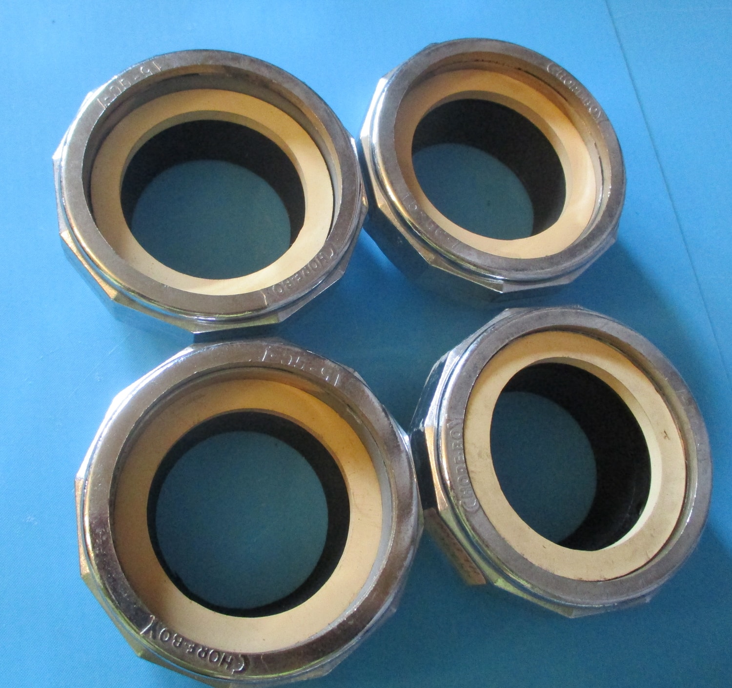 Glass Nut Assemblies, Pkg. 4