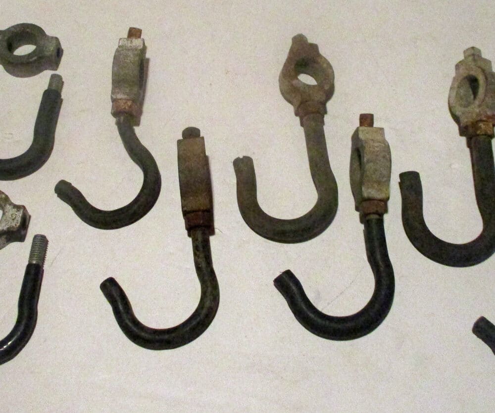 Hook, J ASM 3 7/8"L thru 4 3/4"L, Lot of 8 main photo