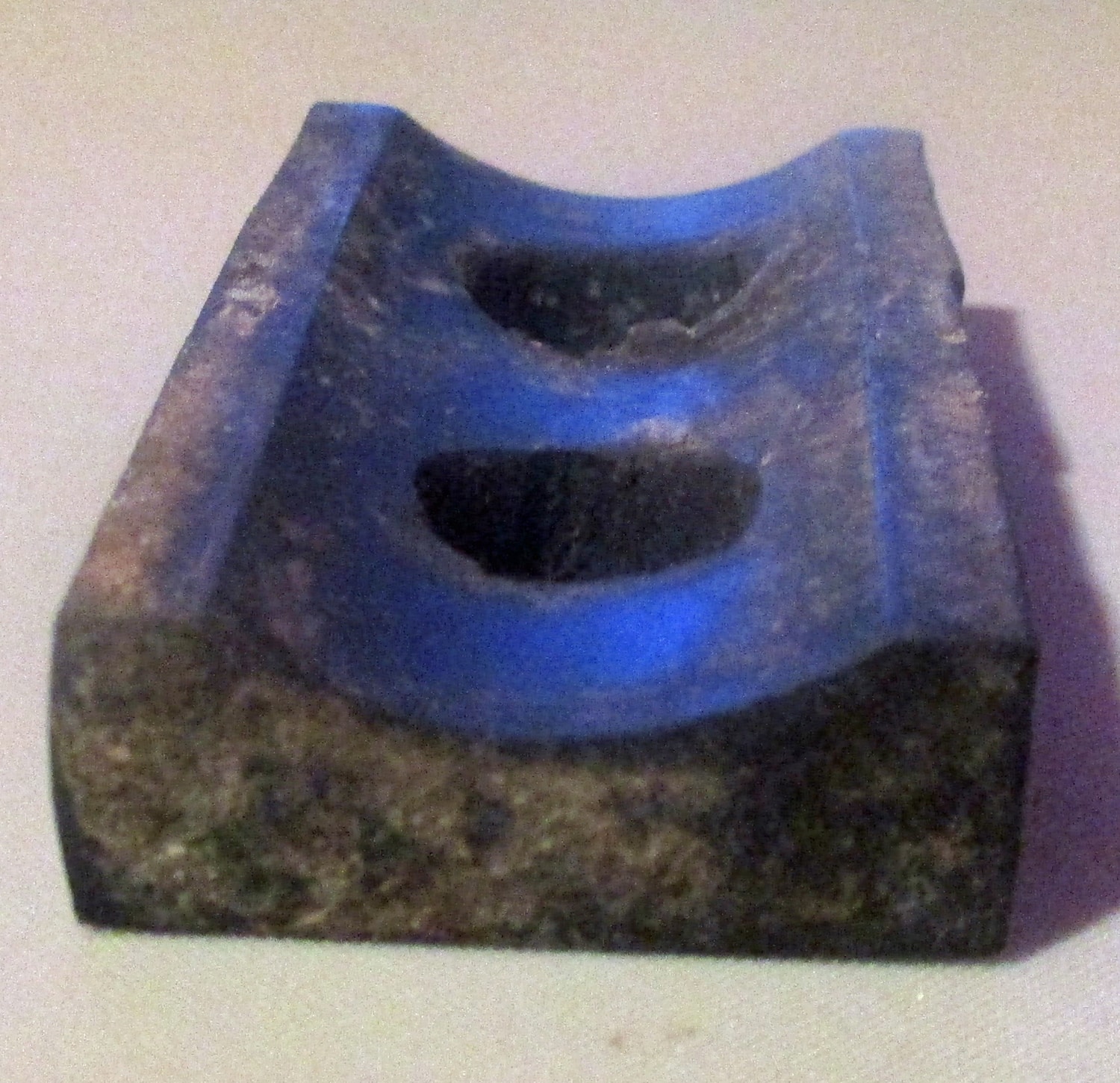 Pad, Milk Valve w/2 Holes for 1 1/4" Pipe 5 close up