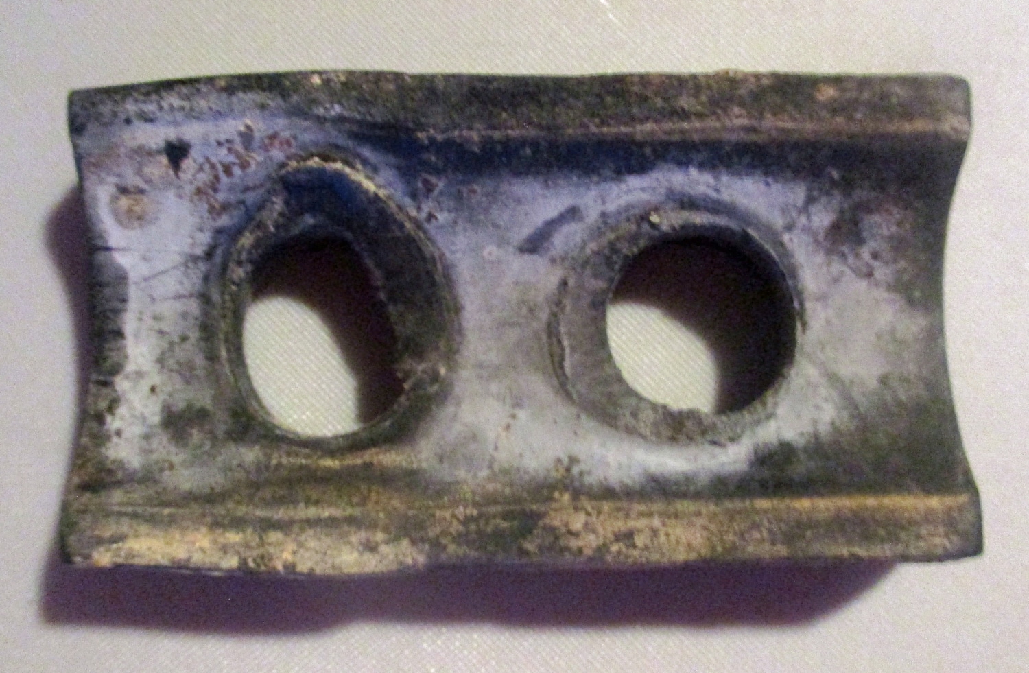 Pad, Milk Valve w/2 Holes for 1 1/4" Pipe 6 close up