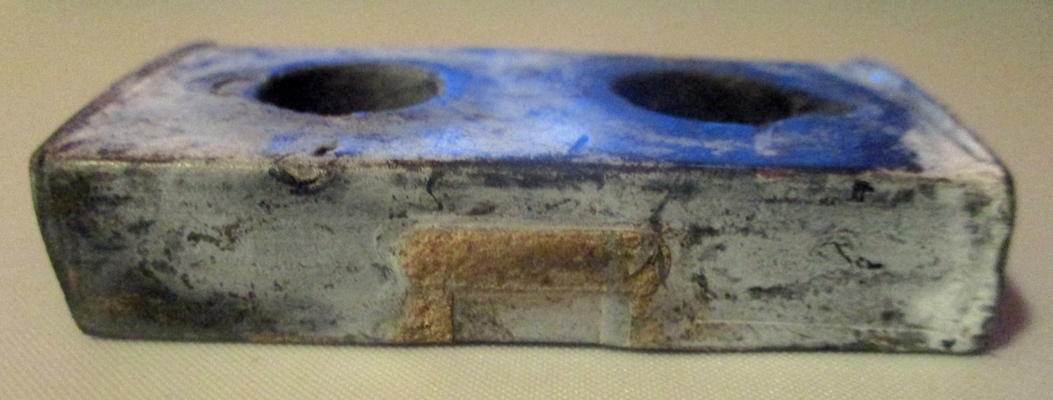 Pad, Milk Valve w/2 Holes for 1 1/4" Pipe 10 close up