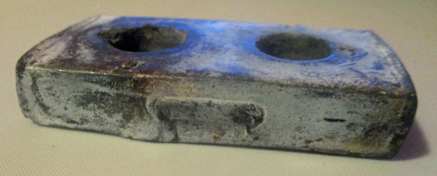 Pad, Milk Valve w/2 Holes for 1 1/4" Pipe 11 close up