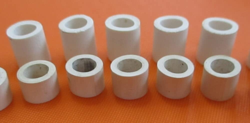 White Bands, 1/4"OD, 2 Lengths, Pkg/14