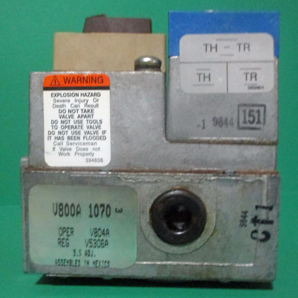 Control, Gas, Single Valve, Standing Pilot Combo V800 A 1070 Honeywell main photo