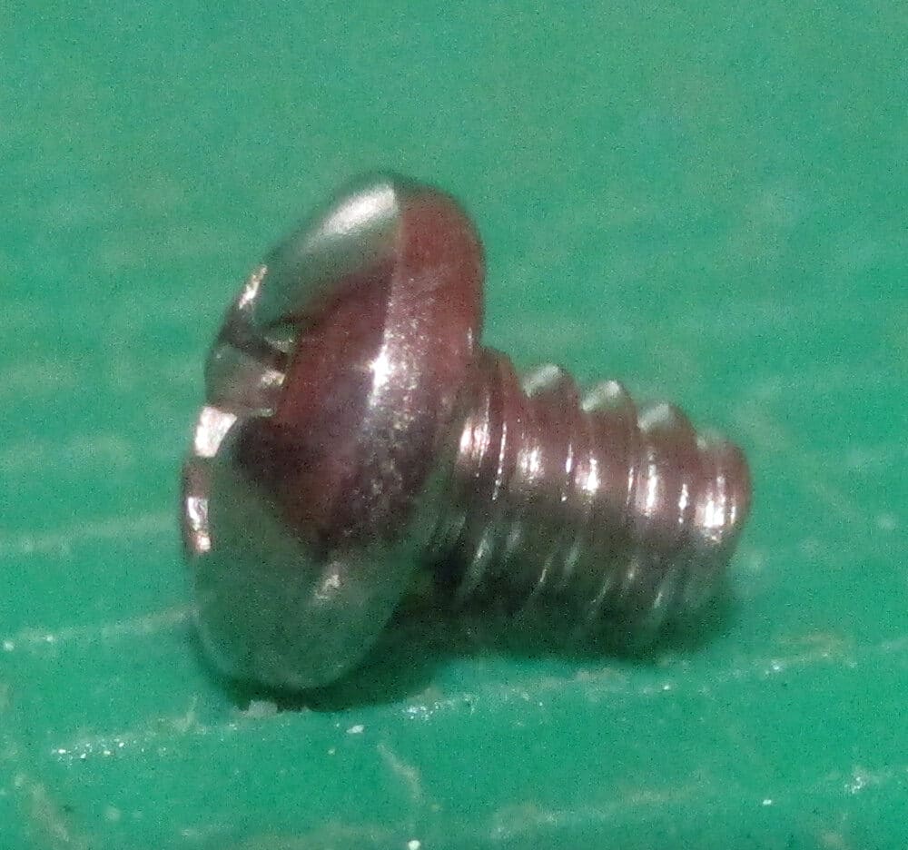 Screw, Rnd Head, Ph, 1/4&Quot;L, 6-32 X 3/16 Thd Sz