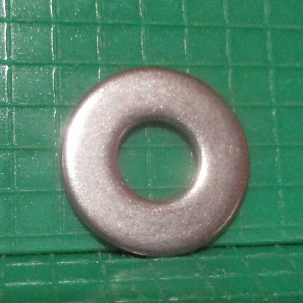 Flat Ss Washer, 21/32&Quot;Od, 11/32&Quot;Id