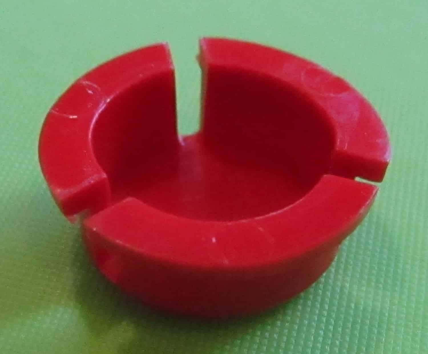 Red Plastic Cap, 1/2"ID 4 Red Plastic Cap, 1/2"ID