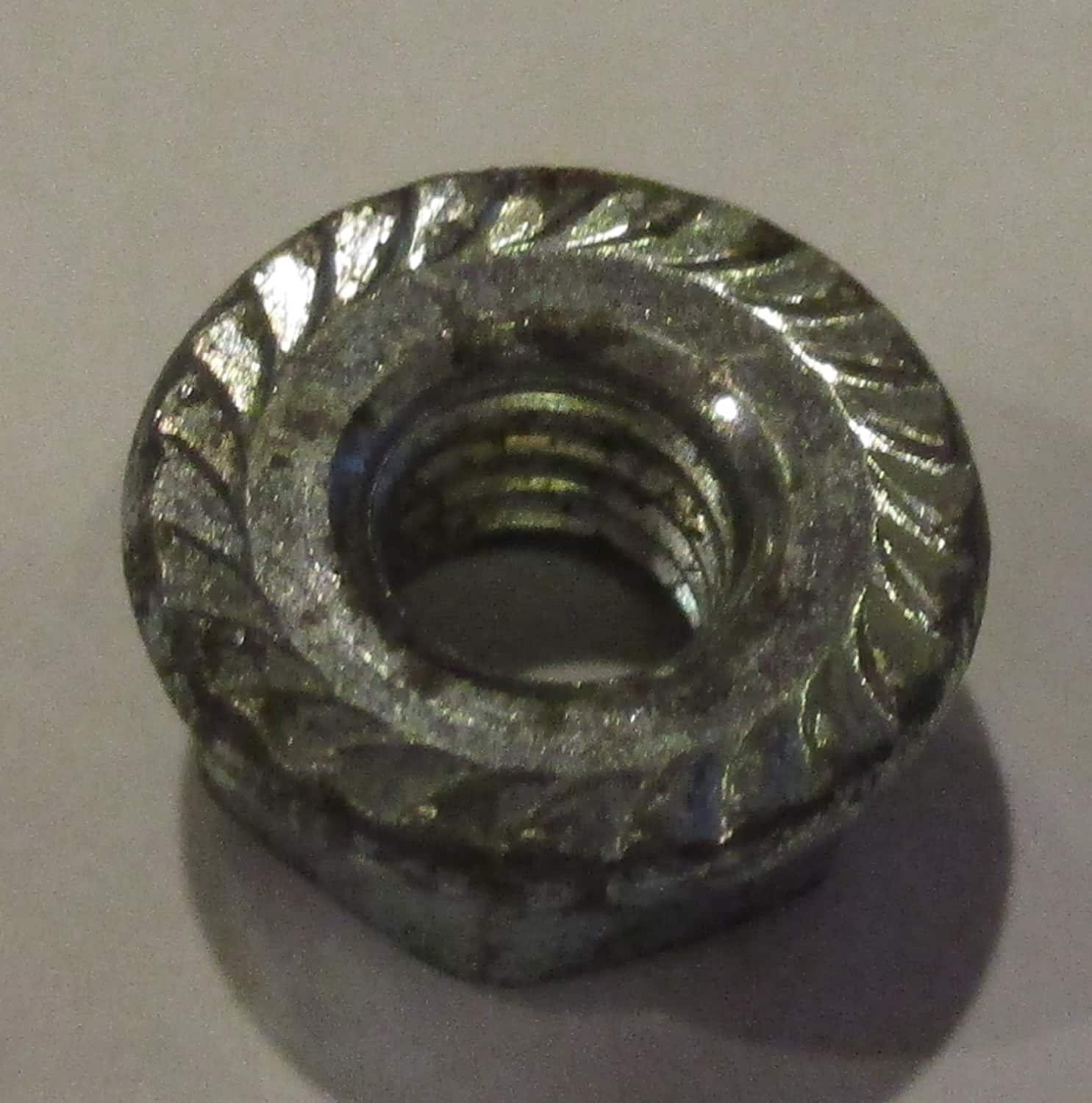 Nut, 1/4" Flange, 1/4-20 THD SZ 4 Nut, 1/4" Flange, 1/4-20 THD SZ - Image 2