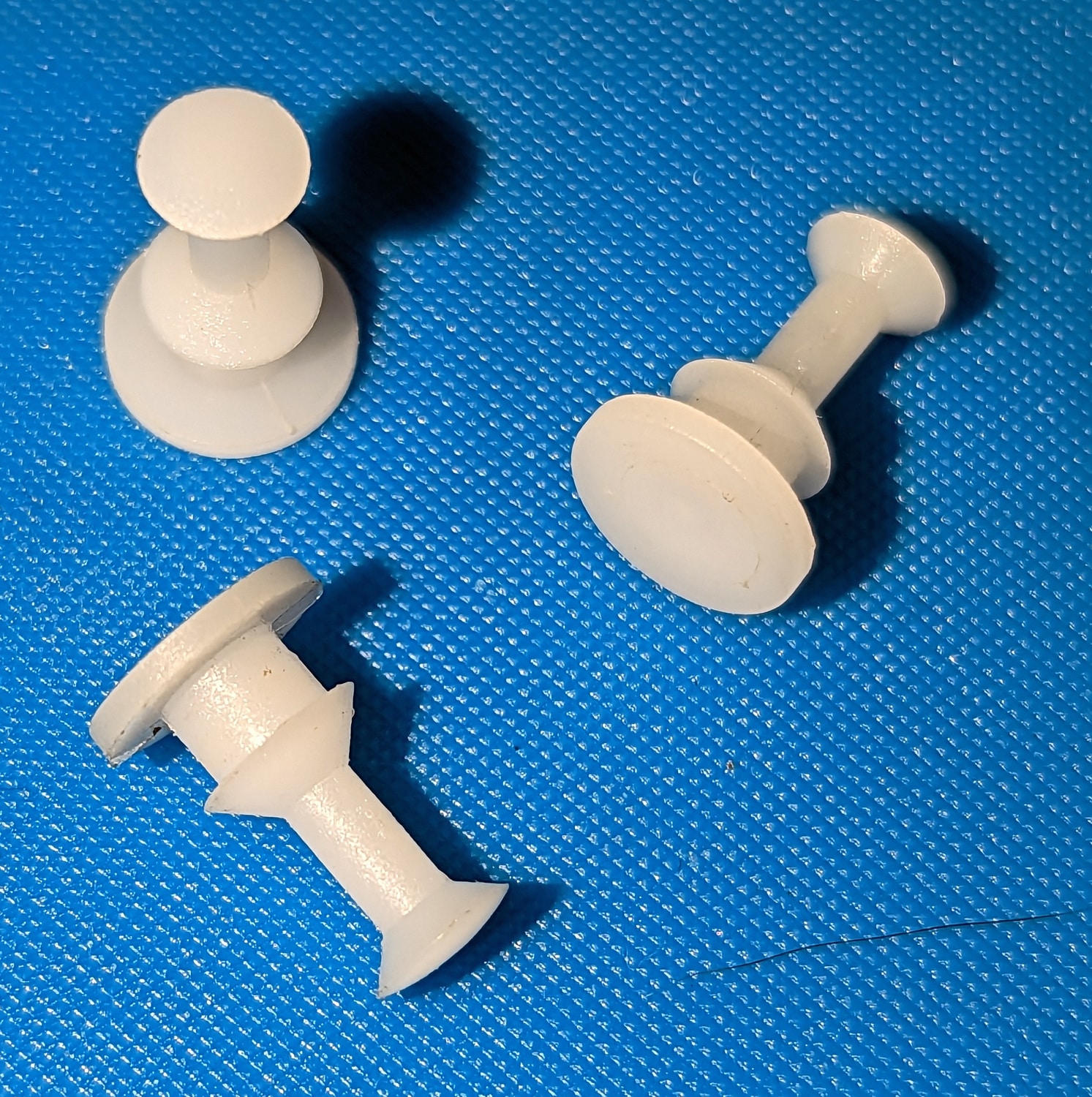 Plug, Plastic 1/2"L, Pkg/3 4 close up