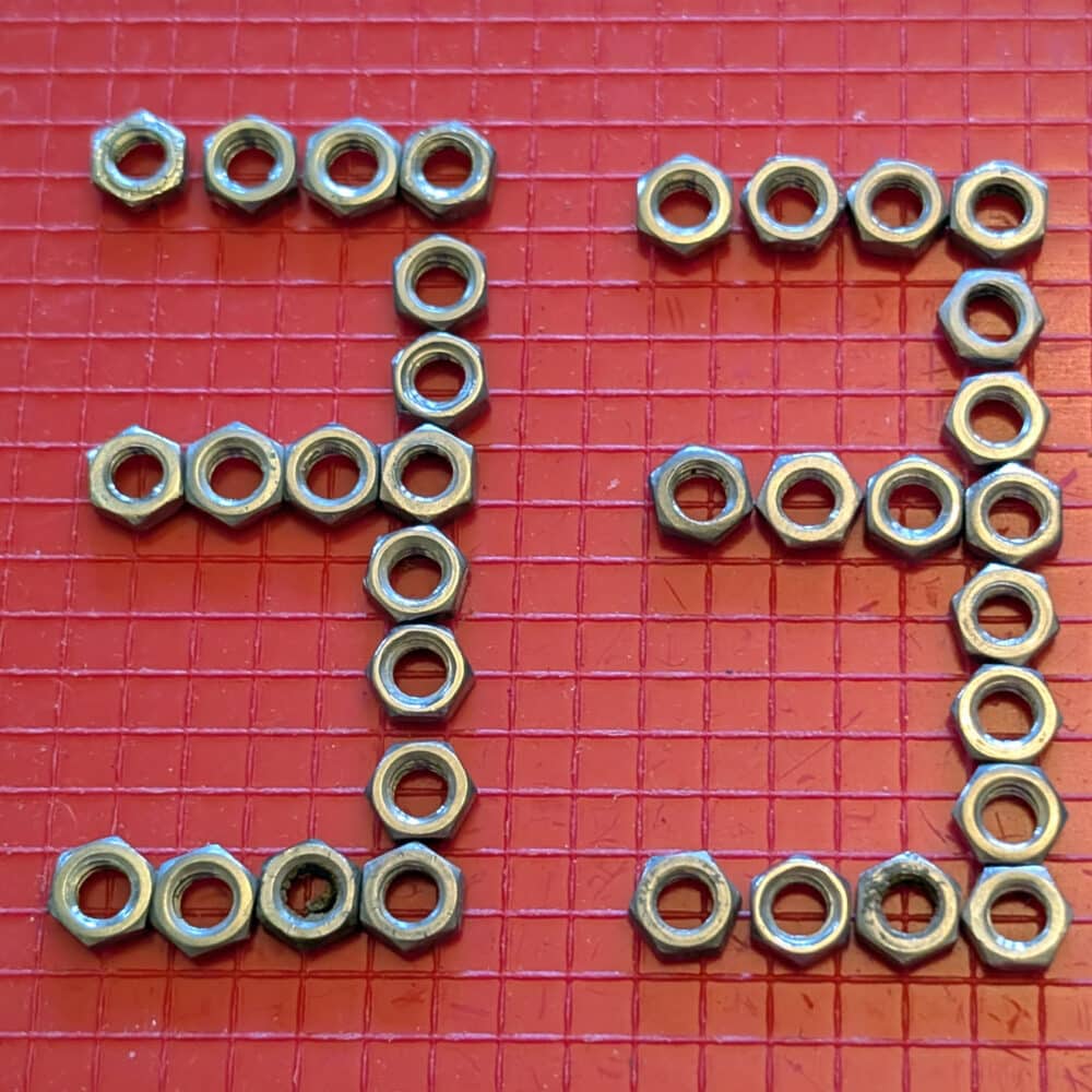 Hex Nut, #8-32 THD SZ, SS, Pkg/33