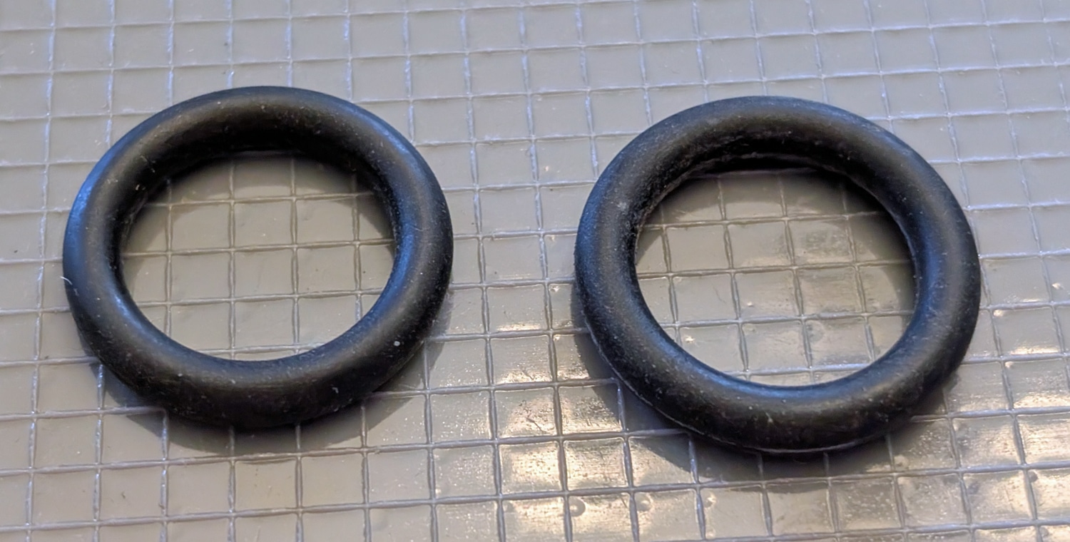 O ring, 1"OD, 11/16"ID, 3/16"H, Pkg./2 3 O ring, 1"OD, 11/16"ID, 3/16"H, Pkg./2