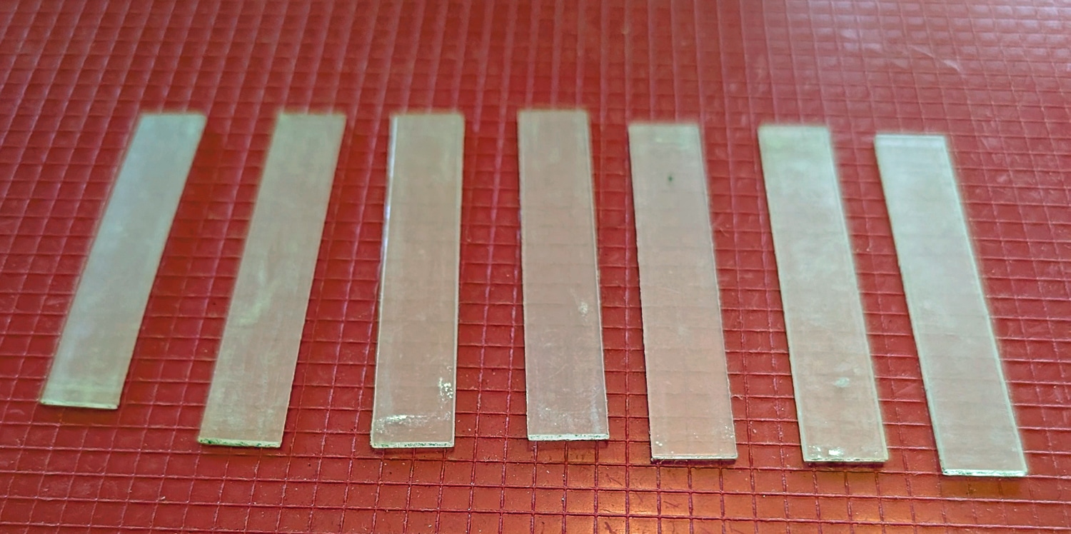Plexiglas Strips, 2 1/2"L, 7/16"W, Pkg./7 3 Strips, Plexiglas 2 1/2"L 7/16"W, Pkg./7