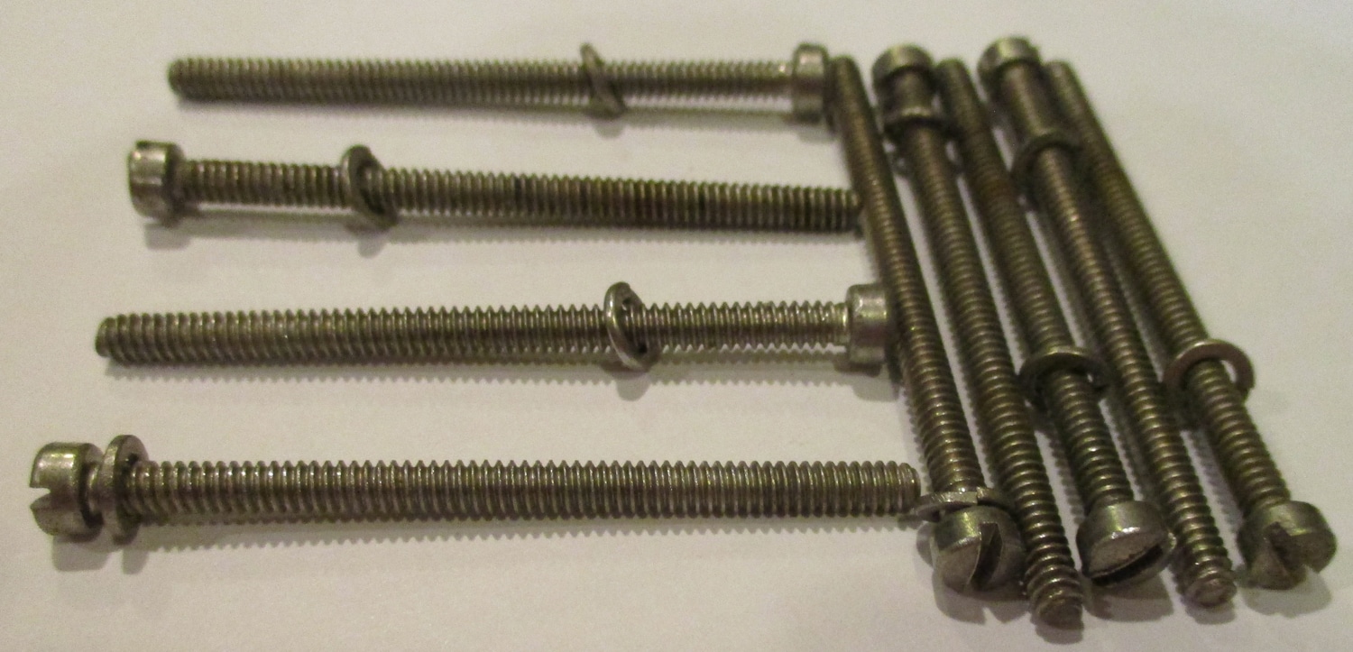 Screw, Fillster Head SL w/Washer for Pulsator Top, 2 1/16"L #6-32 THD SZ Pkg./9 3 Screw, Fillster Head SL w/Washer for Pulsator Top, 2 1/16"L #6-32 THD SZ Pkg./9