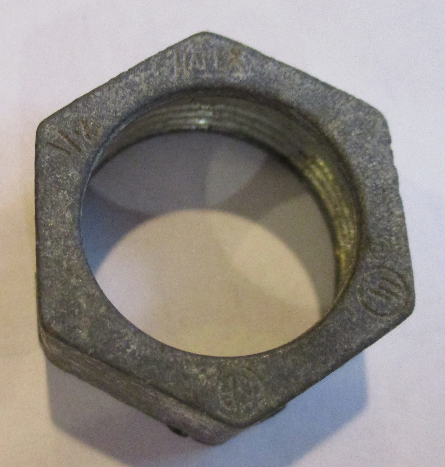 Nut, HX, Closed End, 7/8" THD ID, 1/2"H 4 Nut, HX, Closed End, 7/8" THD ID, 1/2"H - Image 2