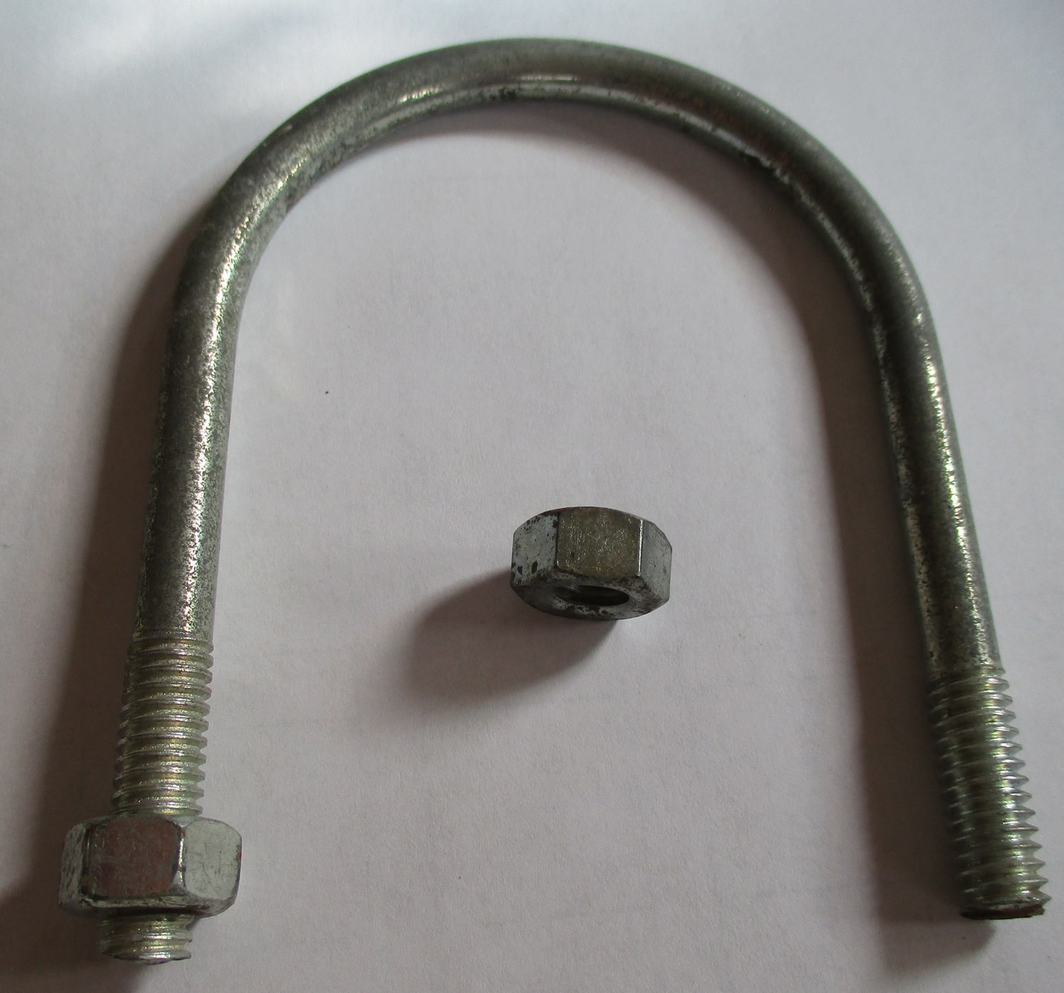 U-Bolt W/Nuts, 3 5/8&Amp;Quot;H 5/16-18 Thd Sz